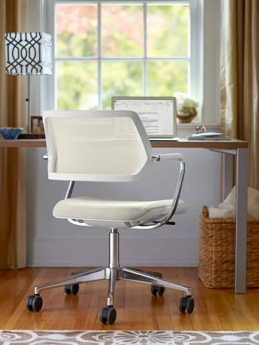 Vista 7 de Steelcase Silla QiVi, tela azul Jay