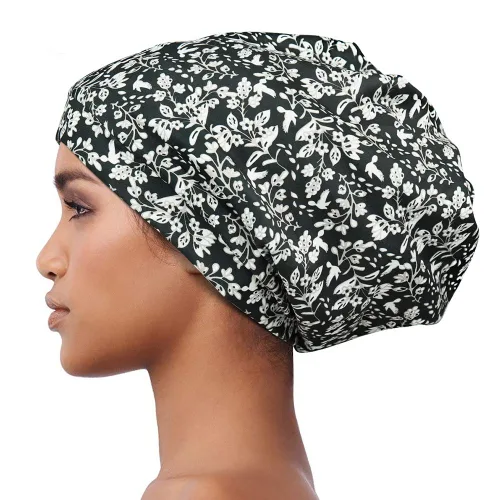 Vista 84 de Alnorm - Gorro con forro de satén y suave banda elástica para hombres y mujeres, talla única Se ajusta a la mayoría