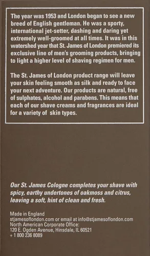 Vista 3 de St James of London Colonia de pimienta negra y lima, 1.69 oz
