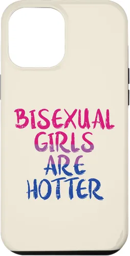 Vista 6 de Funda de regalo para iPhone 14 Pro Bisexual Girls Are Hotter Bi Pride Flag LGBTQ