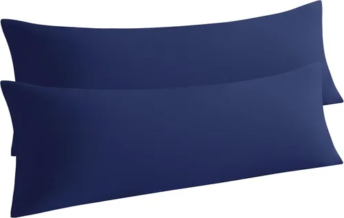 Vista 34 de NTBAY Juego de 2 fundas de almohada estándar, paquete de 2 fundas de almohada de microfibra cepillada de 20x26, suaves, resistentes a las arrugas, a