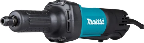 Vista 4 de Makita GD0600 1/4" interruptor de paleta amoladora, con interruptor de CA/CC, azul