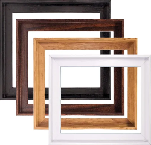 Vista 8 de Marco flotante de lona para lienzo estirado de 1 a 1.25 pulgadas de profundidad, kit de marco de arte de pared flotante para decoración de pinturas