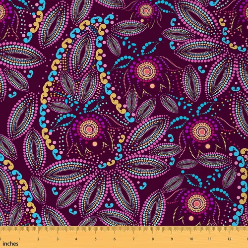 Vista 29 de Castle Fairy - Tela decorativa con flores Mandala de Castle Fairy por The Yard, diseño rústico de diente de león floral naturaleza planta