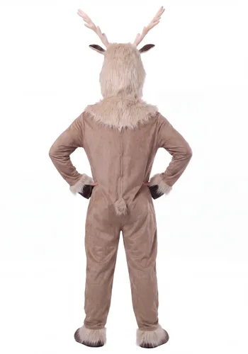 Vista 2 de Disfraz Deluxe de Sven para Niños de Disney Frozen Multicolor