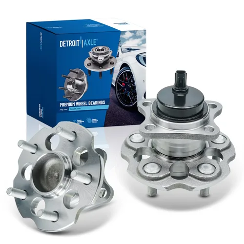 Vista 65 de Detroit Axle - Par de cojinetes de rueda delantera/trasera para Ford Edge 11-14, 09-19 Flex, 13-19 Police Interceptor Sedan, 14-18 Police Sedan