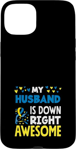 Vista 9 de My Husband is Down Right Awesome Down Syndrome Awareness Case for iPhone 17