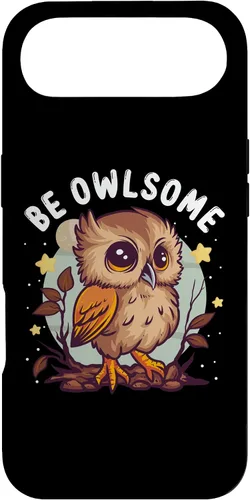 Vista 27 de Funda para iPhone 17 con diseño de humor de búho para los amantes de las aves nocturnas