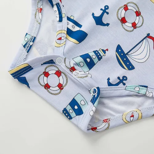 Vista 60 de pureborn Mameluco de algodón súper suave para bebés niños y niñas de 0 a 24 meses