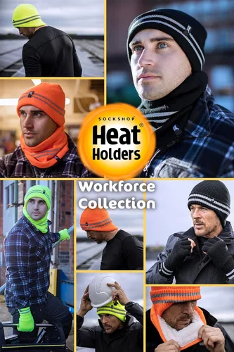 Vista 7 de Heat Holders - Gorra de punto reversible con aislamiento térmico para hombre, 3.4 tog, talla única
