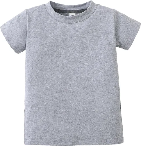Vista 27 de Magic Park 6M-14Y Camiseta de manga corta y larga para bebés, camiseta de manga larga para niños, camisetas de color sólido para niños y niñas