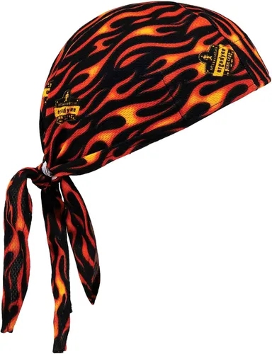 Vista 7 de Ergodyne Chill Its 6615 - Bandana de alto rendimiento Do Rag - Banda para la cabeza de terry cloth