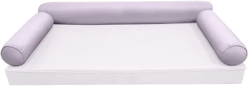 Vista 2 de * Solo funda* Funda de almohada estilo 6 tamaño individual de 73 x 8 pulgadas con ribete de ribetes AD107