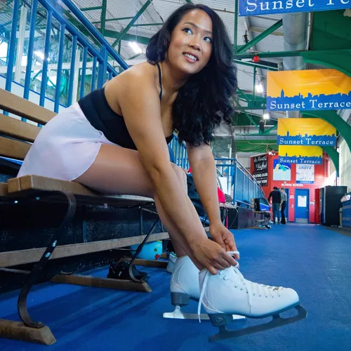 Vista 7 de Riedell Patines de hielo recreativos Sparkle para mujeres y hombres Nieve