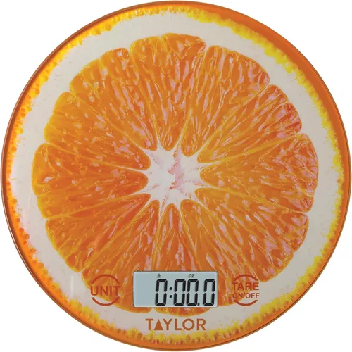 Vista 4 de Taylor Báscula de cocina de cristal cítrico de pomelo rojo