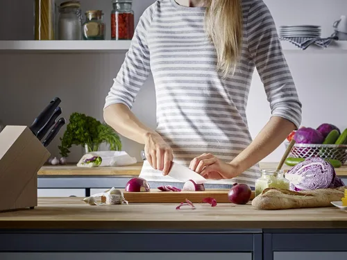 Vista 5 de WÜSTHOF Cuchillo de chef gourmet de 8 pulgadas, negro