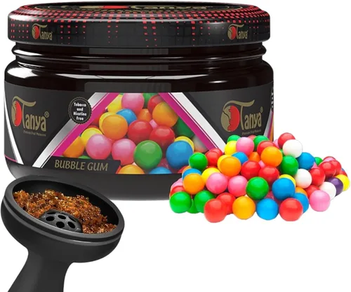 Vista 11 de Tanya Herbal Hookah Molasas 100% sin nicotina y tabaco Sabores de shisha de narguile orgánicos Mezcla de frutas Sabores de shisha 250g Frascos