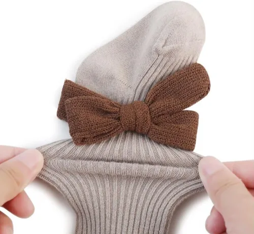 Vista 2 de Medias de algodón para bebés y niñas pequeñas, leggings de punto trenzado, sin costuras, paquete de 3 pantimedias para bebés de 2 a 7 años
