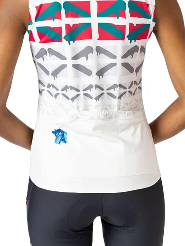Vista 5 de Terry Soleil - Camiseta sin mangas para bicicleta, protección solar UPF 50+, ajuste atlético para ciclismo