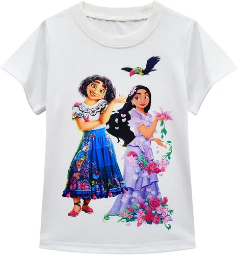 Vista 4 de snow flying Disfraz de Isabela lindo vestido Mirabel para niñas cosplay con 3 piezas