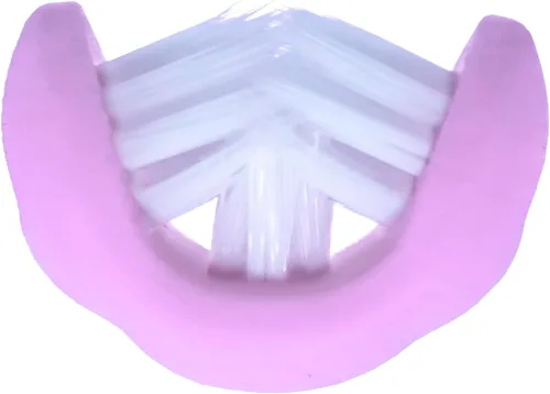 Vista 6 de Cepillo de dientes para autismo de 3 caras con tres cerdas para necesidades especiales, cerdas suaves para adultos, suaves y suaves para un cuidado