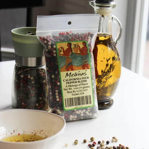 Vista 4 de Melina's Peppercorns, California 4 Pepper Blend, 6 onzas