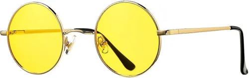 Vista 7 de Pro Acme - Gafas de sol polarizadas redondas para hombre y mujer, estilo John Lennon