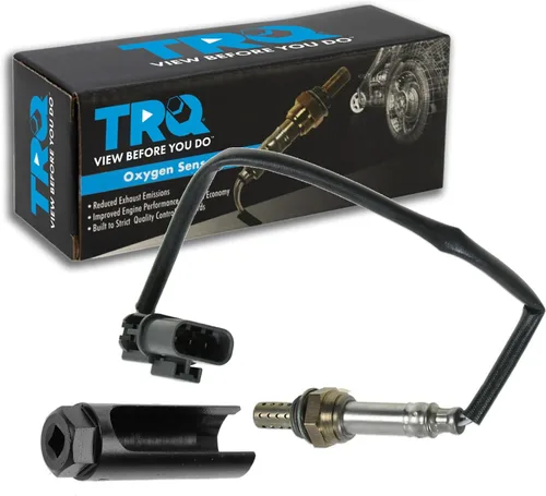 Vista 212 de TRQ Sensor de Oxígeno O2 de 4 Hilos de Banda Estrecha Compatible con VW Atlas 2.0L 2018-21, VW GTI 2.0L 2016-18, Audi A3 Quattro 2.0L 2015-18, VW