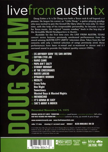 Vista 2 de Live from Austin TX Doug Sahm