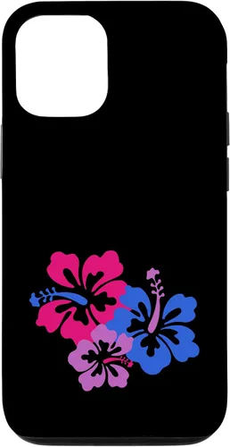 Vista 28 de Bisexual Bi Pride Sutil Hibiscus Flower Hawaii LGBT LGBTQ Funda para iPhone 16