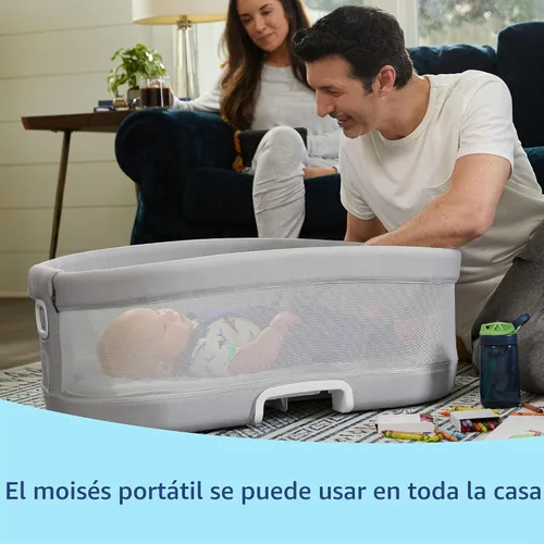 Vista 4 de Graco® Moisés DreamMore™ de cabecera Deluxe con movimiento relajante