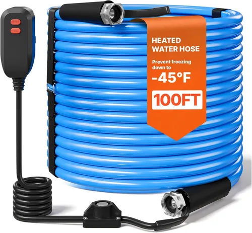 Vista 10 de VEVOR Manguera de agua calentada de 50 pies para autocaravana
