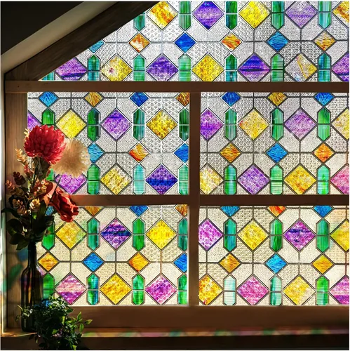 Vista 10 de Beautsaid - Película de privacidad para ventana (montañas, 16.9 x 39.4 pulgadas)