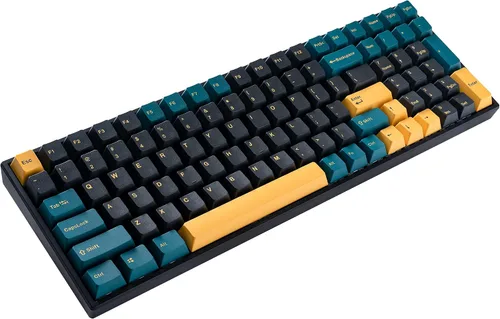 Vista 6 de BOYI TK96 Teclado de modo triple intercambiable en caliente 90% RGB, 2.4 GHzBluetooth 5.0teclado con cable, teclado N-Key Rollover personalizado