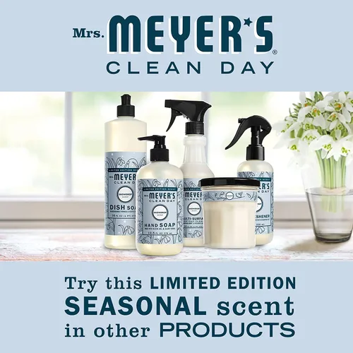 Vista 4 de Mrs Meyer's Clean Day - Vela de gota de nieve, 7.2 onzas (paquete de 2)