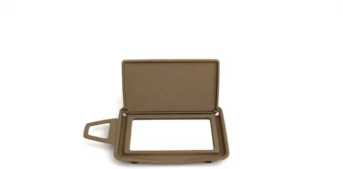 Vista 2 de MERCEDES-BENZ W211 CLASE E DERECHO LATERAL VISOR MIRROR CUBIERTA MARCO DE ESPEJO BEIGE ORIGE
