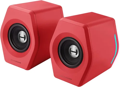 Vista 8 de Edifier G2000 32W Altavoces de PC para Computadora de 32W para Gaming en Escritorio PC Laptop Mac Computadora Woofer Altavoces Bluetooth USB Rosa