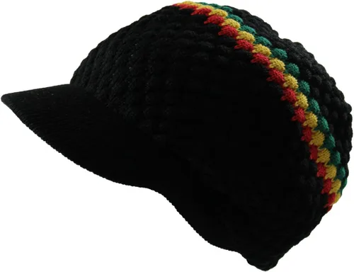 Vista 2 de RW Gorro unisex de algodón Rasta (más colores)