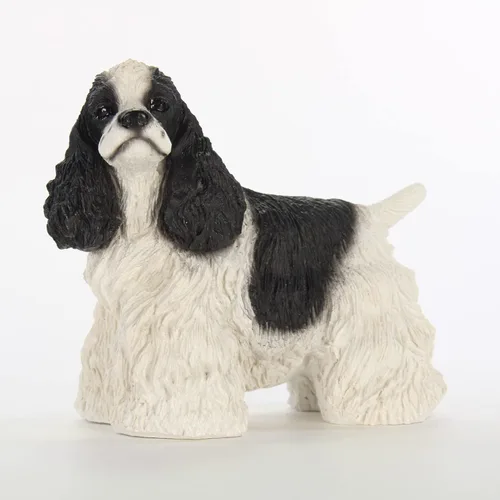 Vista 2 de Conversation Concepts Cocker Spaniel - Figura estándar de color negro y marrón