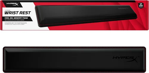 Vista 8 de HyperX Reposamuñecas - Compacto - Gel refrescante - Espuma viscoelástica - Antideslizante, Negro
