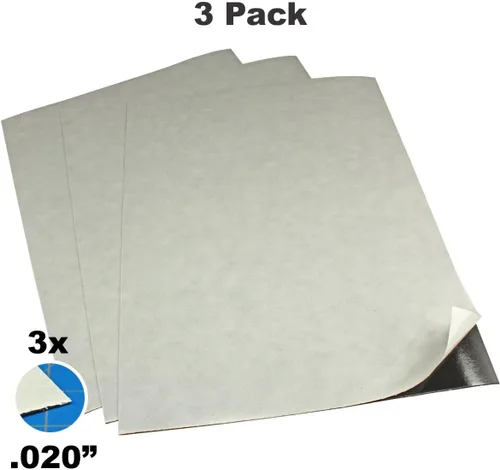 Vista 2 de LITKO Hoja magnética flexible Parte trasera adhesiva Pelar y pegar 8.5 x 11 pulgadas Tamaño carta Manualidades Fotos