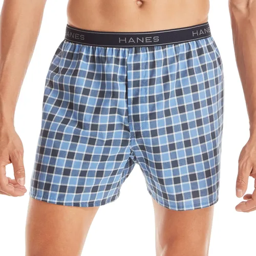 Vista 2 de Hanes - Boxeadores de tartán para hombre