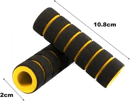 Vista 2 de 1 par de empuñaduras de manillar de bicicleta espuma suave MTB bicicleta bicicleta antideslizante agarre Ciclismo Riding Handle Covers