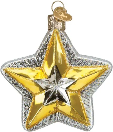 Vista 16 de Old World Christmas You are My Sunshine - Adorno de cristal soplado para árbol de Navidad, decoración navideña hecha a mano, colección de refranes