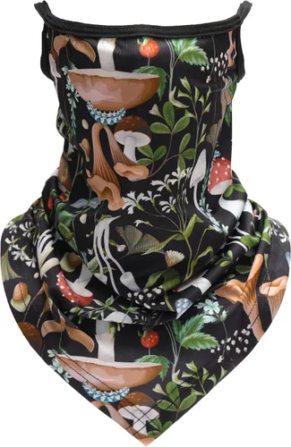 Vista 9 de FISHEAL Máscara facial con protección solar UV, transpirable, cubierta facial de jardinería, polaina para el cuello con bucles para las orejas