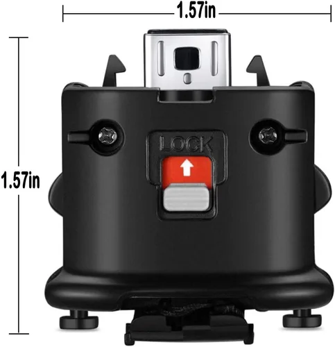 Vista 2 de Wii Motion Plus Adapter, 2 Packs Upgraded Motion Attachment for Wii Remote Controller (Black)