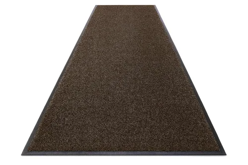 Vista 56 de Guardian Platinum Series Tapete Limpiador de Piso Interior, Goma con Alfombra de Nailon, 4'x17', Marrón