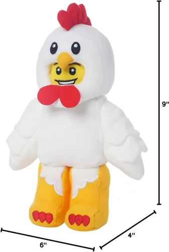 Vista 7 de LEGO Minifigure Chicken Suit Guy - Personaje de felpa de 9 pulgadas