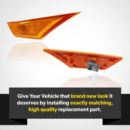 Vista 6 de Luz de marcador lateral, halógena, para Honda Civic 2016-2021