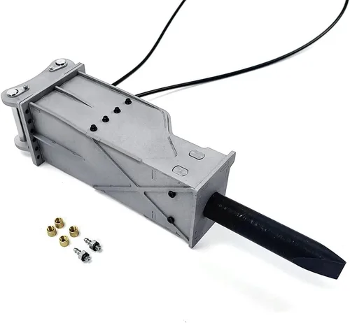 Vista 7 de Martillo de metal Lesu para 1:14 Excavadora hidráulica Rc Et35 B0006 Piezas de modelo de pala